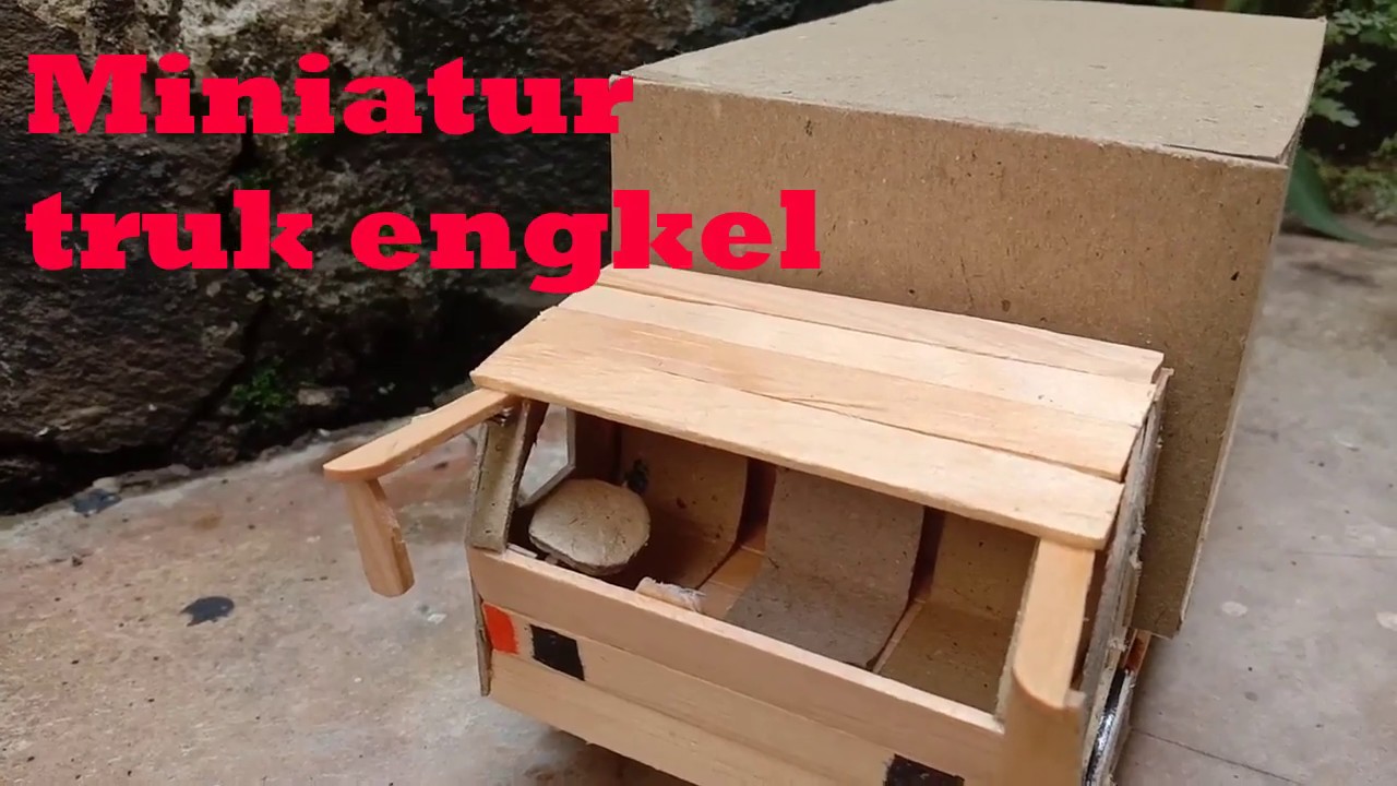  Miniatur Truk Engkel  Handmade YouTube