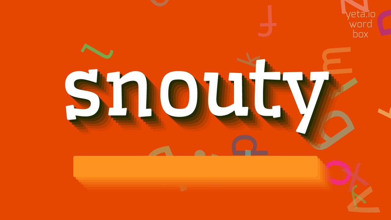 SNOUTY - How to pronounce it?