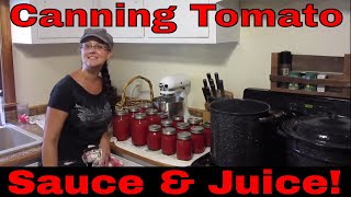 Canning Tomato Sauce & Juice!