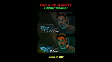 This is 4K MARVEL TUTORIAL || ALIGHT MOTION || Android/ios || #shorts