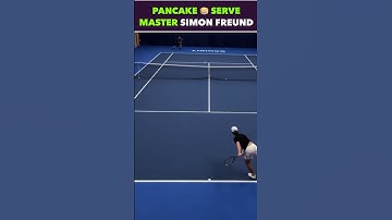 PANCAKE SERVE MASTER SIMON FREUND #tennis #shorts