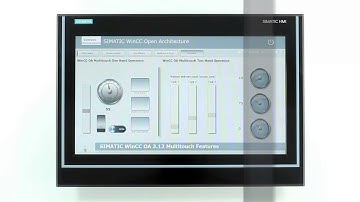 WinCC OA Multitouch gestures