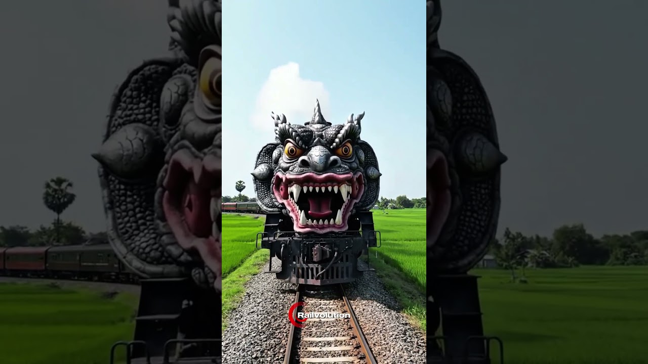 "Like a Monster on Rails – Insane Train!" Train unique