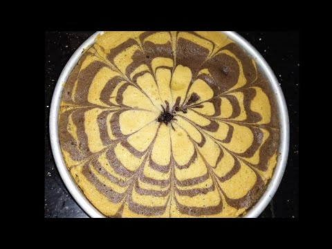 easy-marble-cake-recipe-in-malayalam||without-oven||-faiza's-kitchen