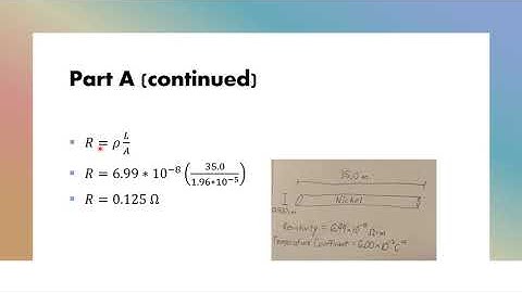 How does Temperature Affect the Resistance of a wire video