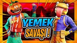 YENİ LAVLI YEMEK SAVAŞLARI ! FORTNITE BATTLE ROYALE