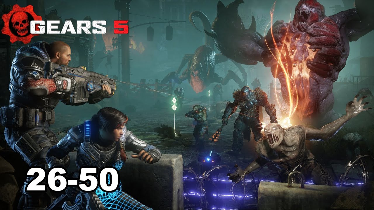 GEARS 5 HORDE OPERATION 7 COMMAND 3 PLAYER COOP INSANE DIFFICULTY