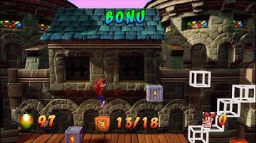 Crash Bandicoot 3 Warped N. Sane Trilogy - Gee Wiz Bonus Level 100% All Crates