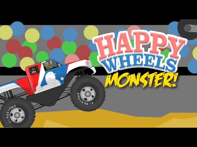 MONSTER TRUCK ON EM! [HAPPY WHEELS] [MADNESS]