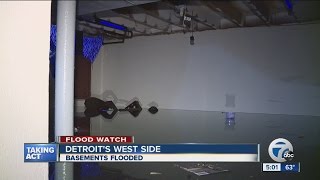 DWSD checks out flooded basements on city's west side