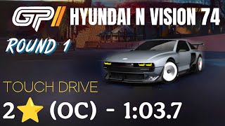 Asphalt 9 Legends Unite Hyundai N Vision 74 Grand Prix Touch Drive 2⭐ OC Round 1 Run