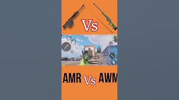 AMR vs AMW | DAMAGE COMPARISON #shorts #pubg #bgmi #awm #amrbgmi #comparison #damage #viral #trend