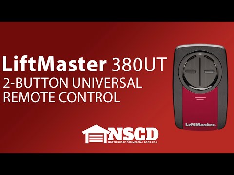 How To Program and Change the Battery of the LiftMaster 380UT 2-Button Universal Remote Control