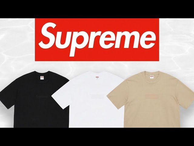 Decided to customize my tonal box logo tees today : r/Supreme