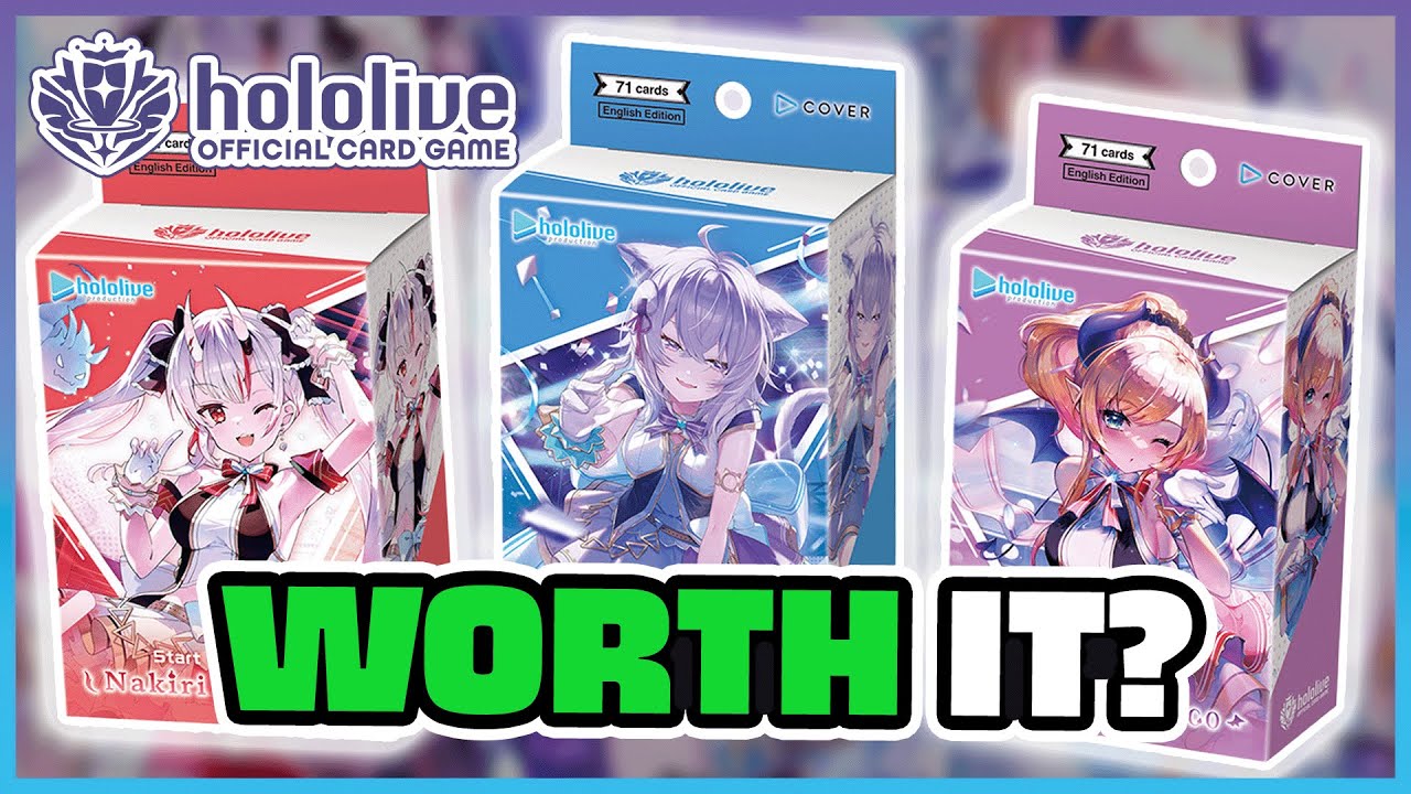 REVIEW & UNBOXING Quintet Spectrum Start Decks【hololive OCG】