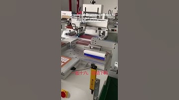High speed screen printing machine for test paper with automatic unloading