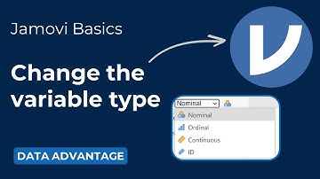 Change the Variable Type in Jamovi