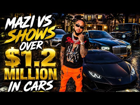 MAZI VS SHOWS SOME OF HIS CAR COLLECTION OVER $1.2 MILLION IN CARS (DAY IN THE LIFE EP 26)