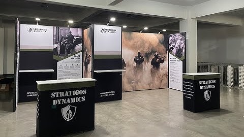 How to pack a 3x6m modular trade show booth?