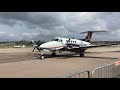 Beech 200 King Air Start Up + Takeoff