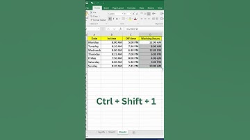 How to calculate time difference in Excel Tips and Tricks #excel #exceltips #exceltutorial #free