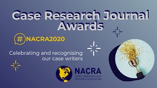 Case Research Journal Awards #NACRA2020 Conference