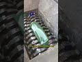 Heavy Duty Metal Shredder Test: Steel Barrel Crushing Process