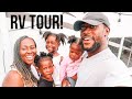 RV Tour| Full Time Family of 5 Living in RV as a Tiny home 1 Year Update 2020