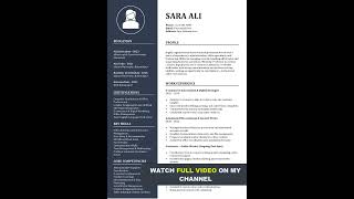 Top 3 Professional Resume Format For Job