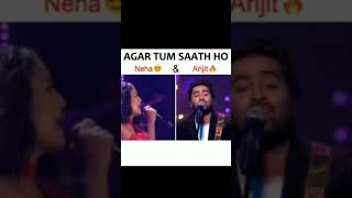Agar Tum Saath Ho || Neha Kakkar & Arijit Singh  Short #arijitsingh #nehakakkar