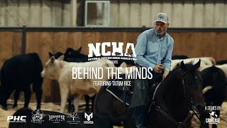 Behind the Minds  Tatum Rice  A Converse Cowboy Series