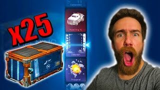 25 ROCKET LEAGUE CRATE OPENING!