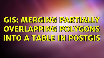 GIS: Merging partially overlapping polygons into a table in PostGIS