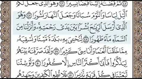 سورة الفرقان الصفحة 364 الشيخ محمد صديق المنشاوي