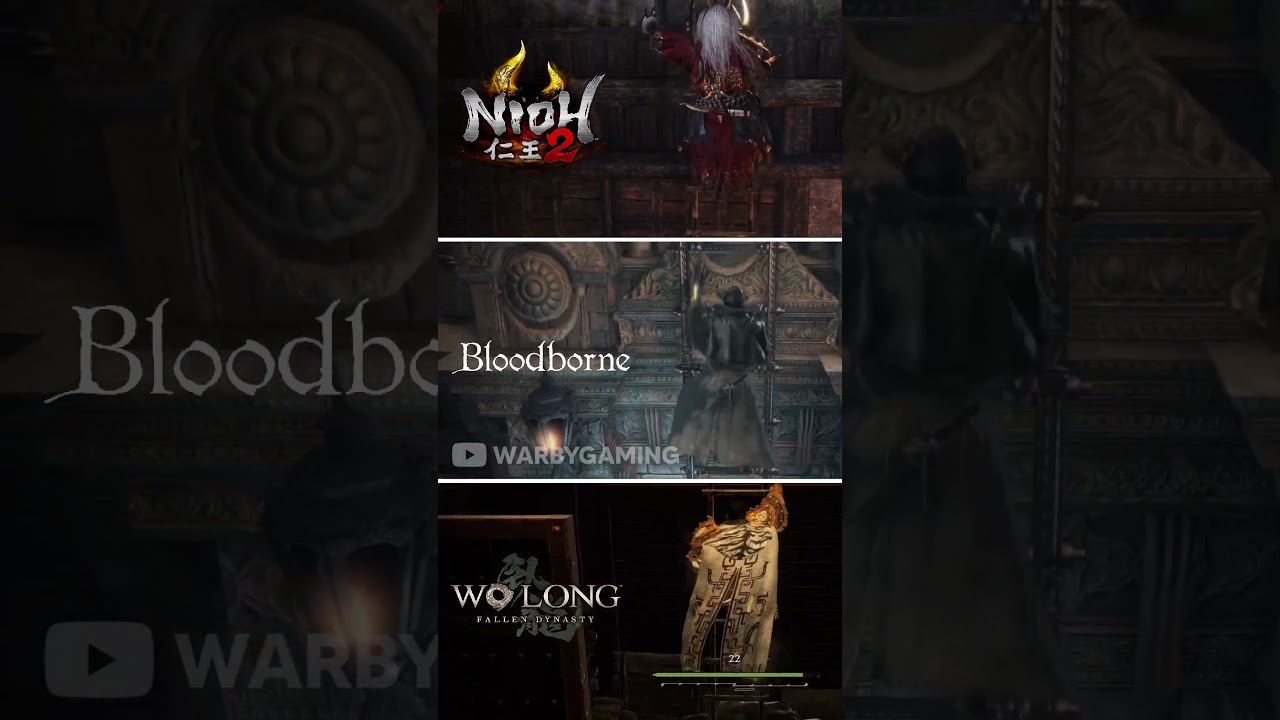 Bloodborne vs Nioh 2 vs Wo Long | Ladder Physics