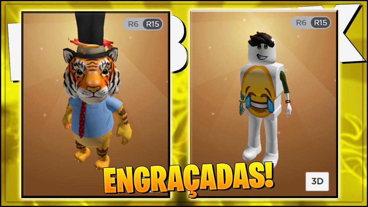 A MELHOR SKIN ENGRAÇADA GRÁTIS E PAGA do ROBLOX! 😂😱 