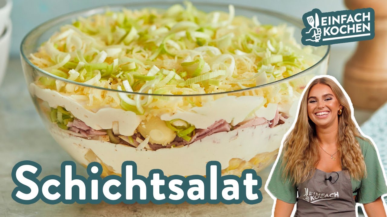 Dieser Schichtsalat hat meine Gäste sprachlos gemacht – DAS ist das Geheimrezept! 😍🤫