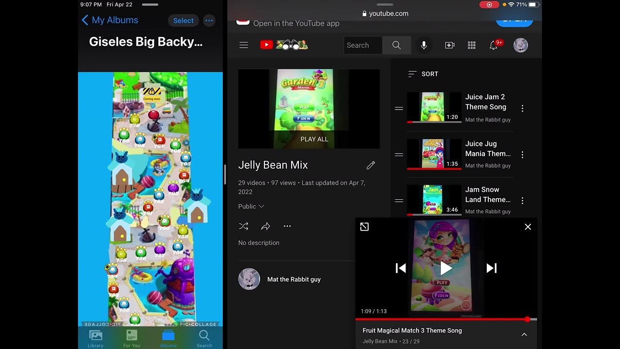 Giseles Big Backyard Match 3 Map 20 Music Cubby Cove Beach YouTube