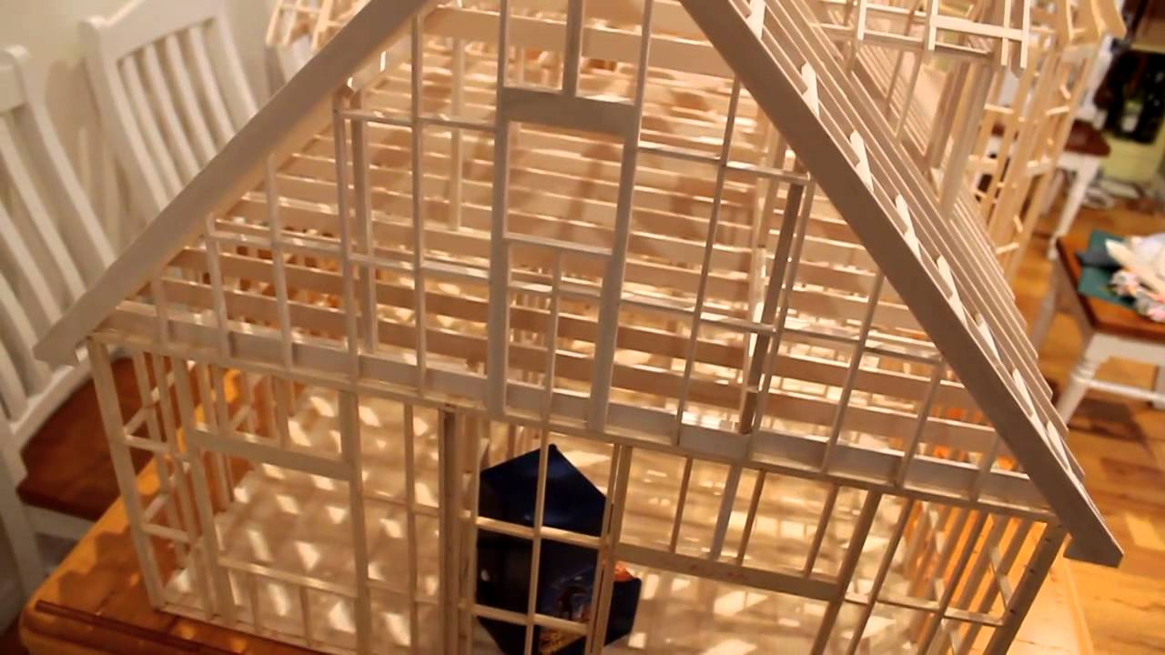 Scale model house - 1/12 Architectural model - YouTube