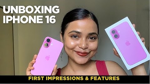 Unboxing iPhone 16| First Impressions & Features