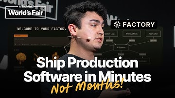 Ship Production Software in Minutes, Not Months — Eno Reyes, Factory