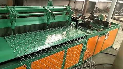 2m to 4m width single wire full automatic chain link fence machine
