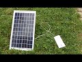 Charger son téléphone avec un panneau solaire / how to charge your phone with a solar panel