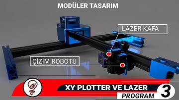 BLUETOOTH XY  PLOTTER  (Lazer Çizim robotu) SON