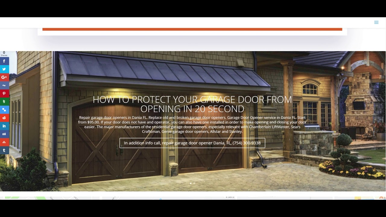 Garage Door Service In Dania Beach 7543009338 Call For Garage