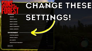 Why You Should Use Custom Settings In Sons of The Forest!