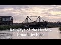 Swing Bridges of the Norfolk Broads by boat #norfolkbroads #britishrailways