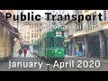 Public Transport in Sofia, Bulgaria (January-April 2020)