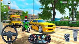 Real Texi Cars & Bikes Driving Simulator Android Gameplay 2023 by ovilex - best android games 2023 screenshot 3