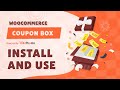 WooCommerce Coupon Box - Install and Use